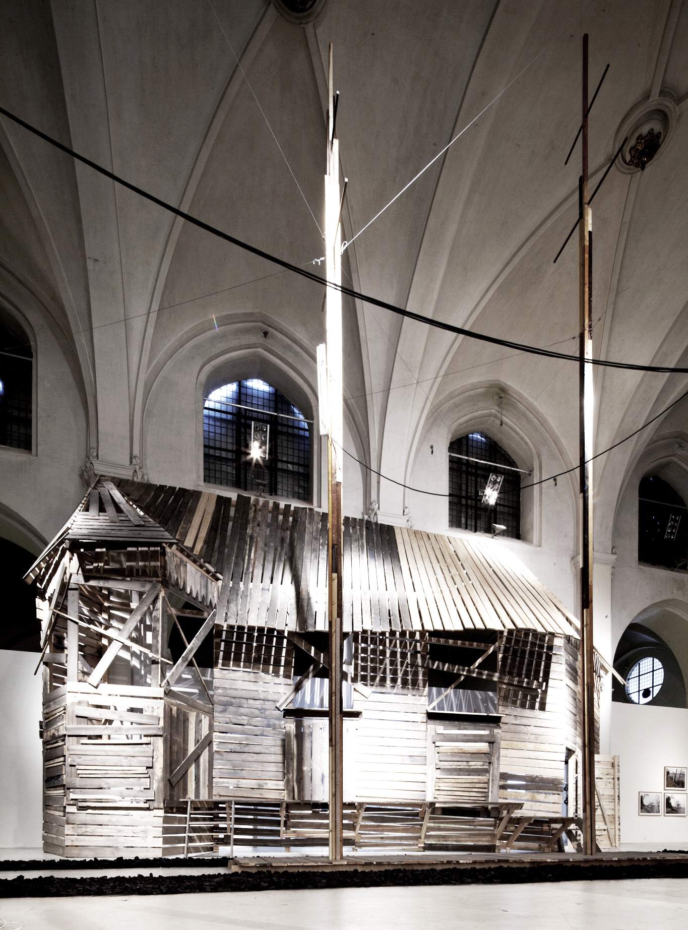Installation view, The Silent Station, Nikolaj Kunsthal, 2012
