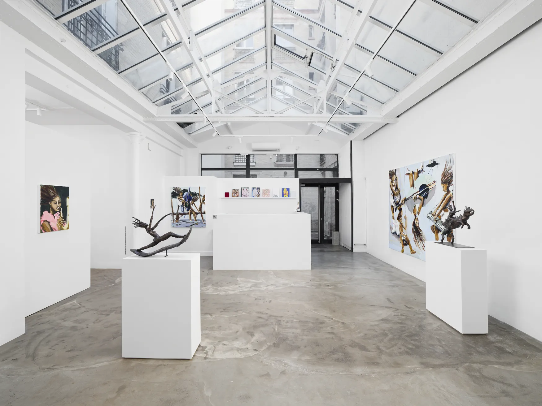 Installation view, Skipping the Beat, Ketabi Bourdet, Paris, 2025