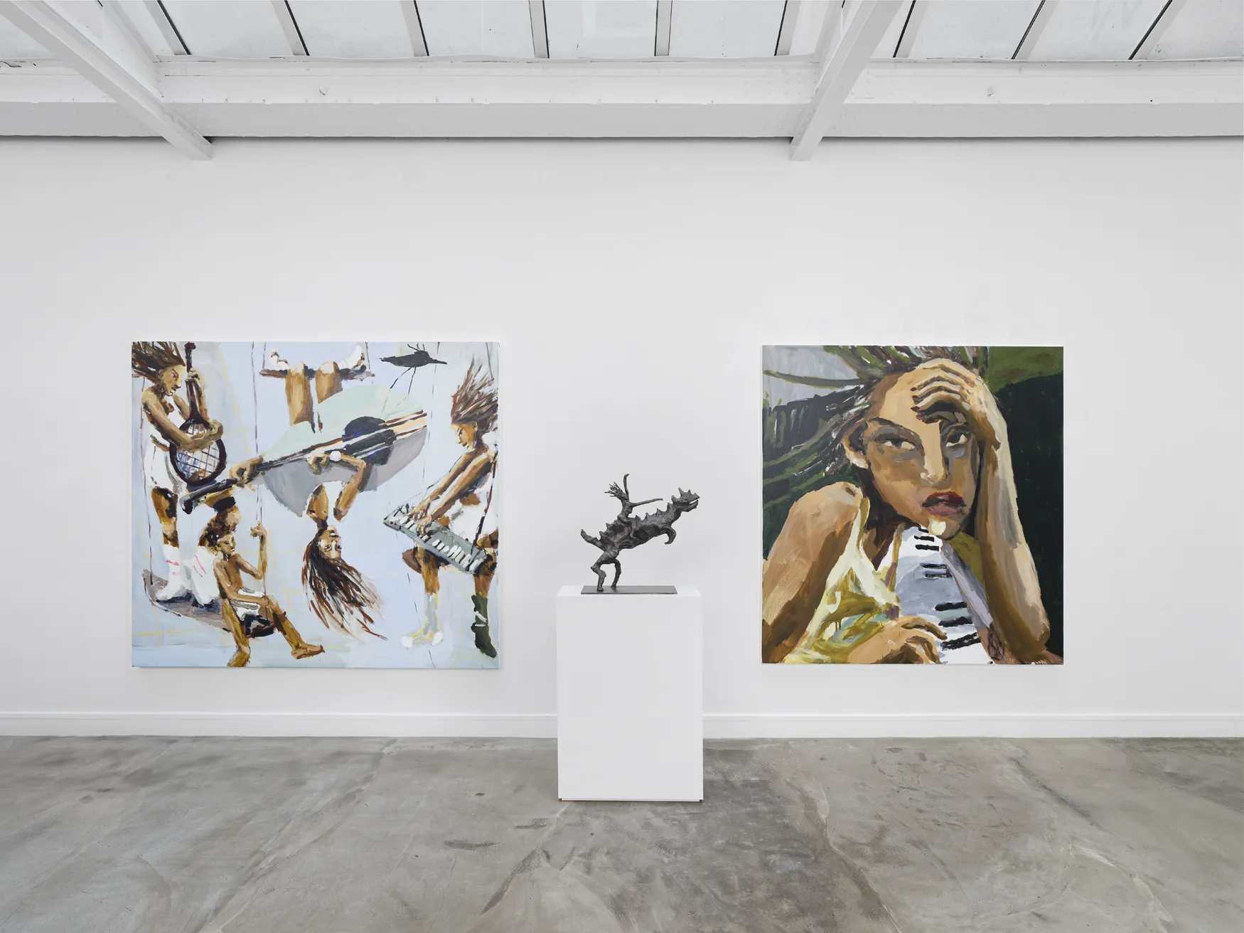 Installation view, Skipping the Beat, Ketabi Bourdet, Paris, 2025