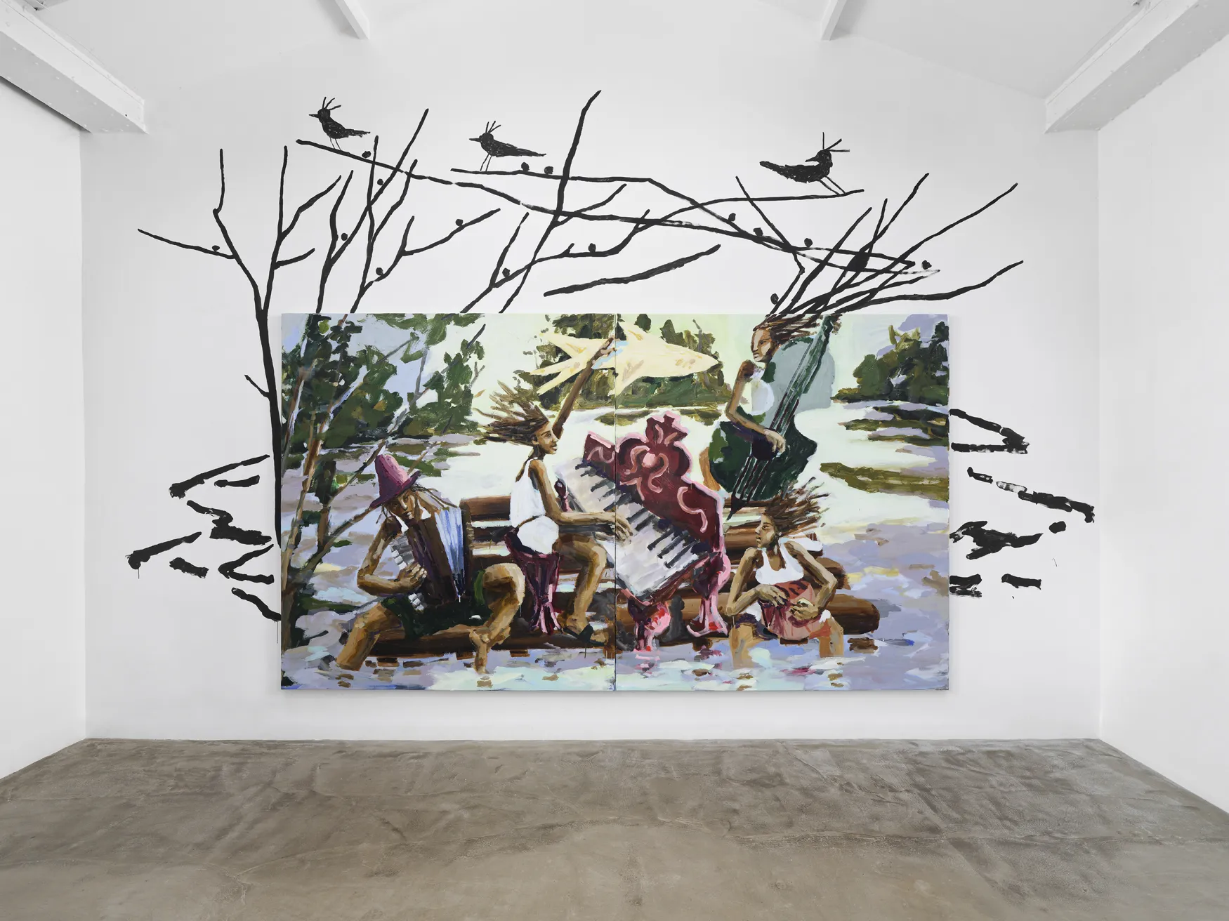 Installation view, Skipping the Beat, Ketabi Bourdet, Paris, 2025