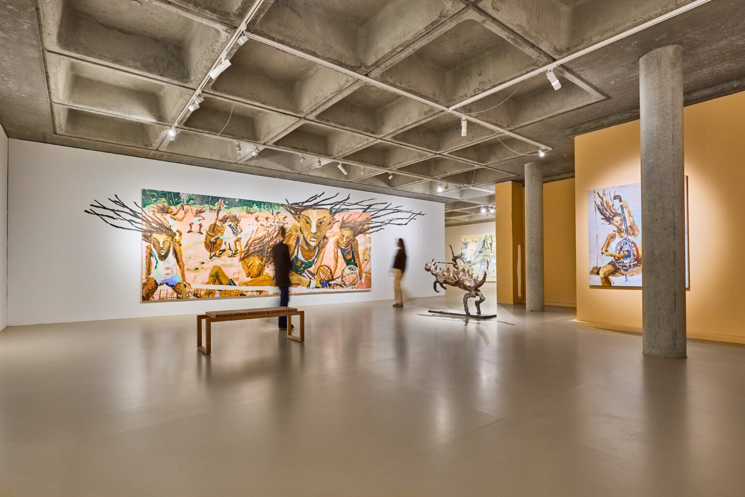 Installation view of Agile Aggressions at Trapholt